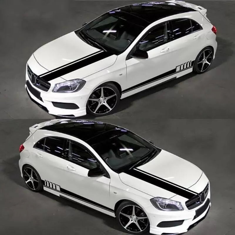 5PC Car Body Decal Vinyl Sticker image 2