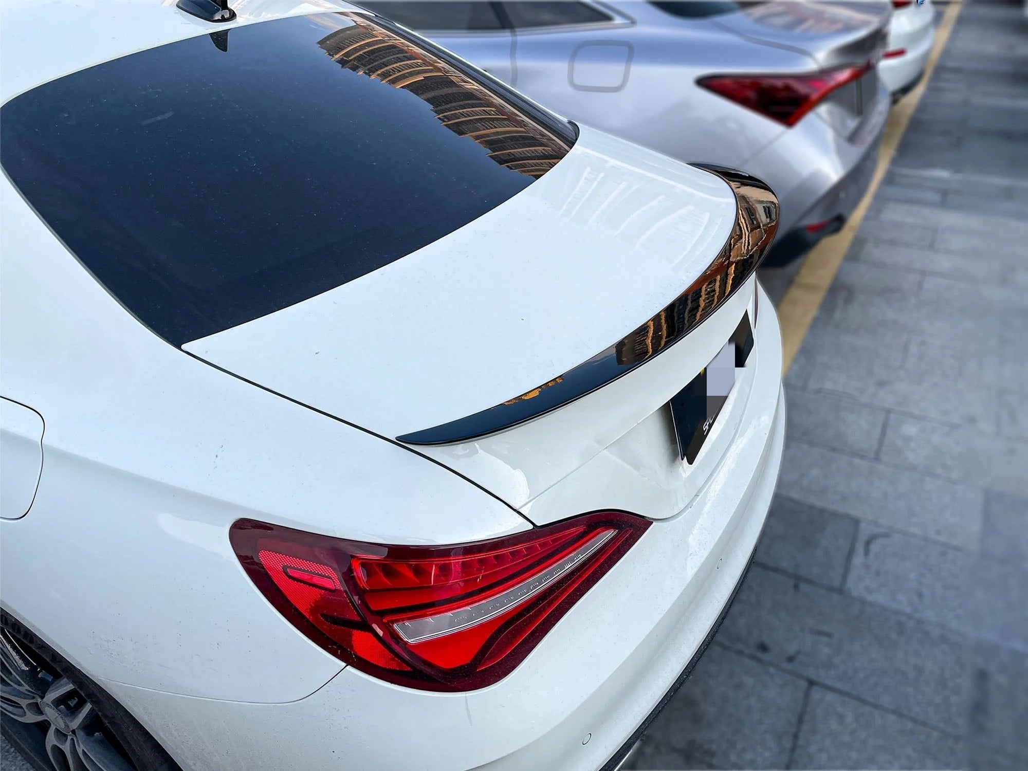 Rear Trunk Spoiler For Mercedes CLA W117 C117 image 4