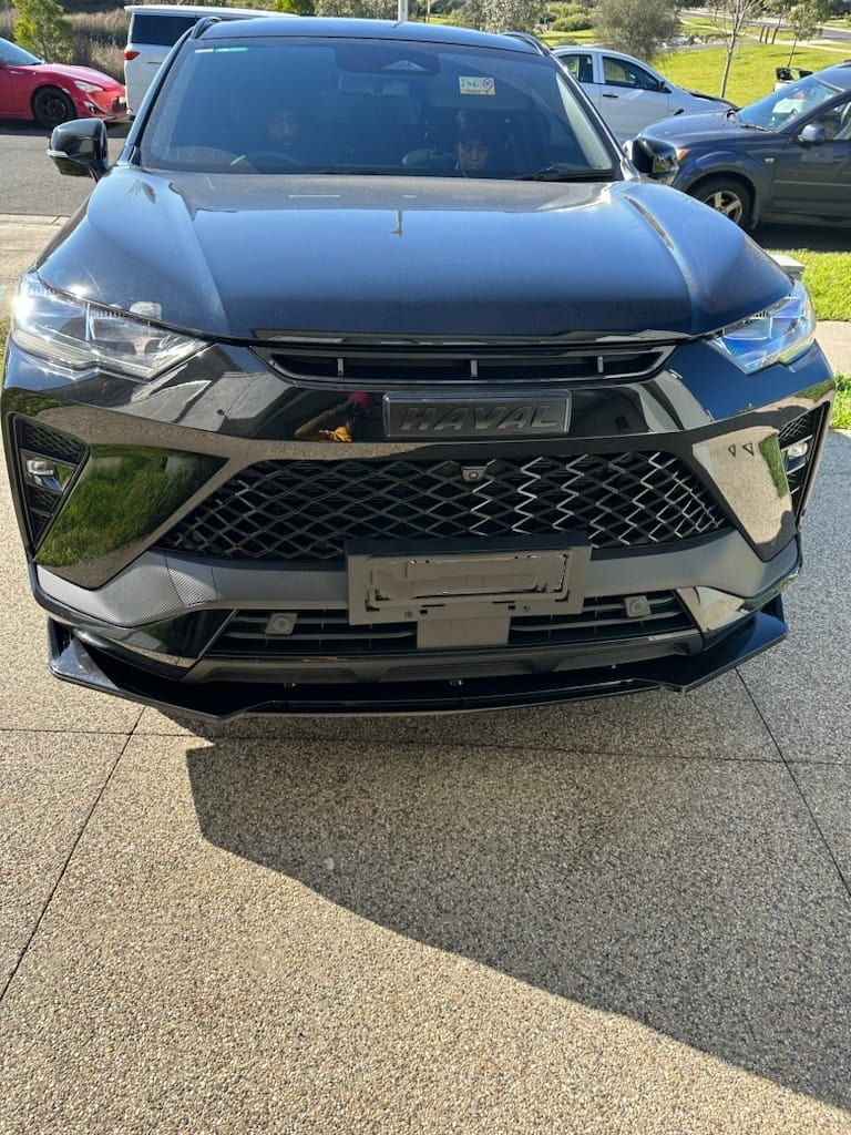 Car front bumper lip splitter image 4