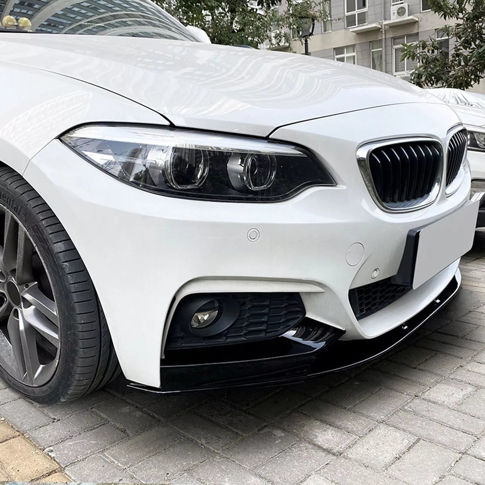 Front Bumper Lip Splitter For BMW 2 Series F22 F23 M Sport 2014 - 2019 image 5