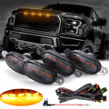 4PC Raptor Style Front Grille LED Light image 0