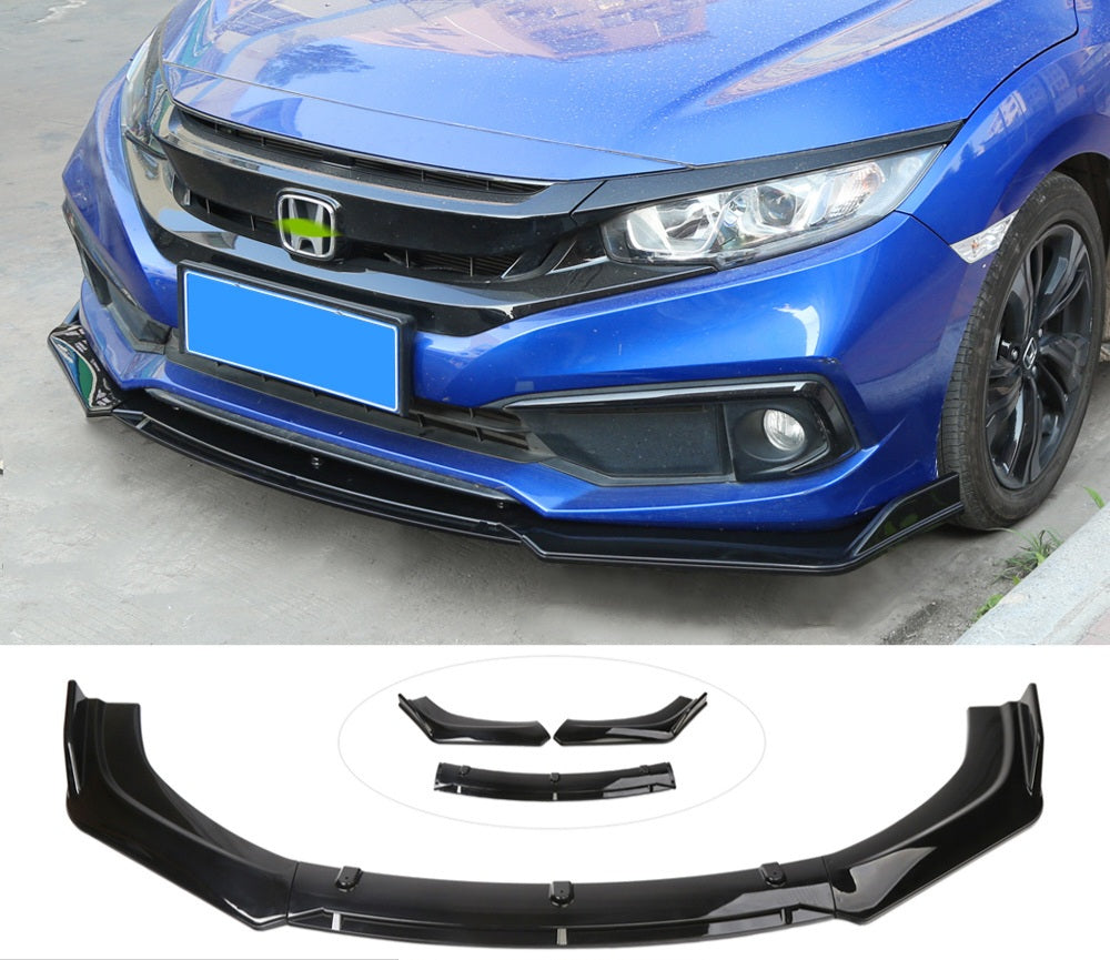 Car front bumper lip splitter image 1