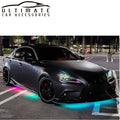 Rainbow Chase Mode Car Underglow Light Kit App Control 150CM X 120CM
