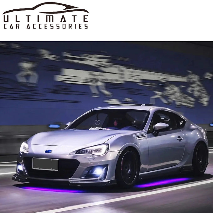 Rainbow Chase Mode Car Underglow Light Kit App Control 150CM X 120CM