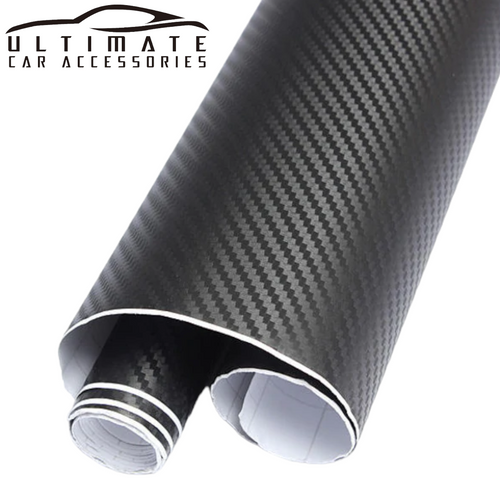 3D Carbon Fiber Car Vinyl Film Sticker 150CM x 60CM image 0