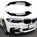 BMW 5 Series G30 G31525i 530i M Sport Front Lip Cap Gloss Black 2017-2020