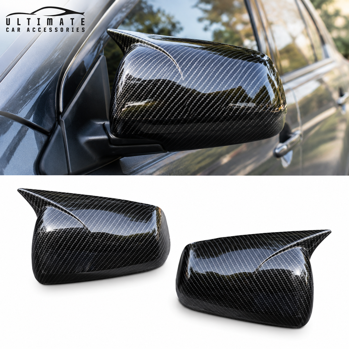 Mirror Cover For Mitsubishi Lancer X 10 EX EVO 2013-2016