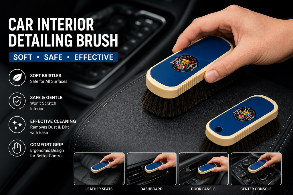 Premium Car Interior Detailing Brush