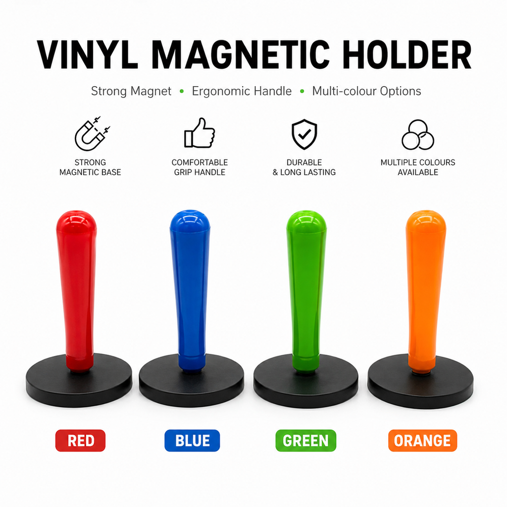4PCS Car Vinyl Magnetic Holder Set