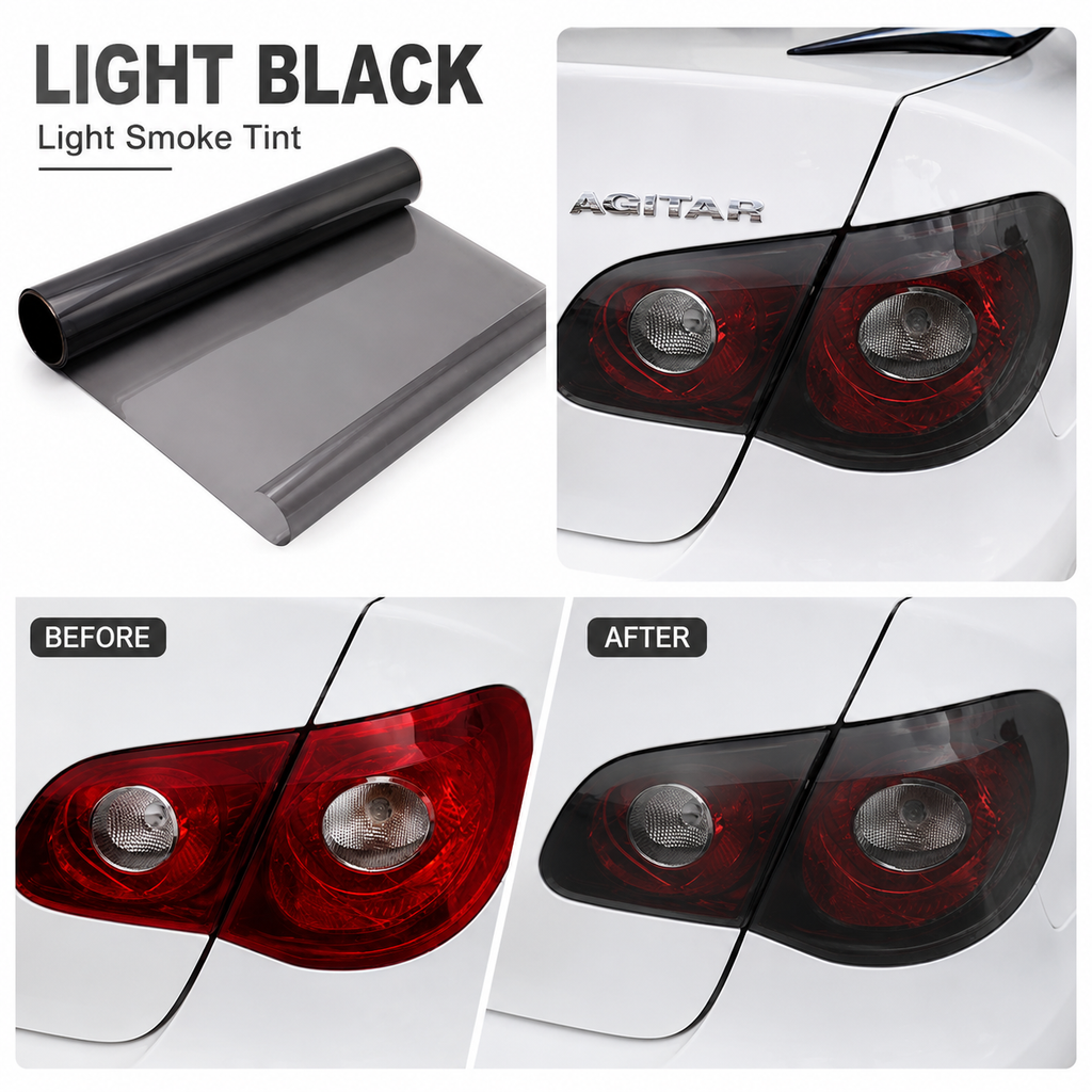 Car headlight / Taillight tint film vinyl wrap 180CM x 40CM