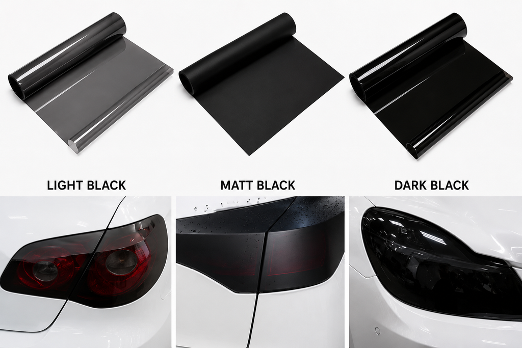 Car headlight / Taillight tint film vinyl wrap 180CM x 40CM