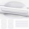 8PCS Universal Clear Car Door Handle Bowl Anti-Scratch Protector Stickers