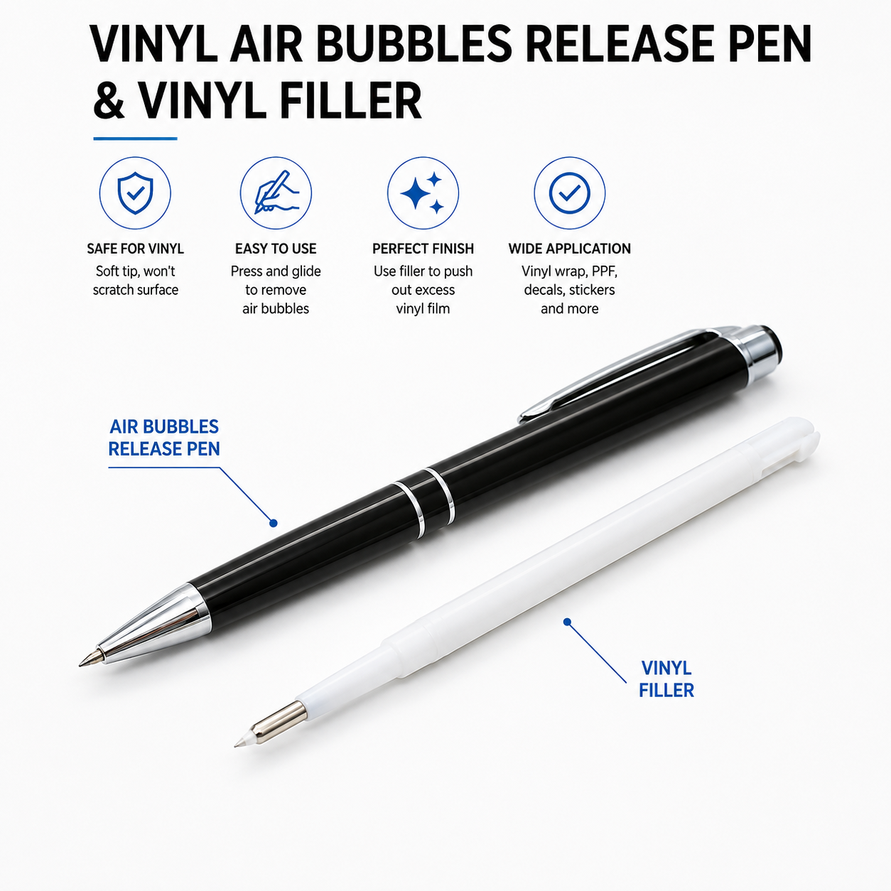 Vinyl Air Bubble Release Pen Tool