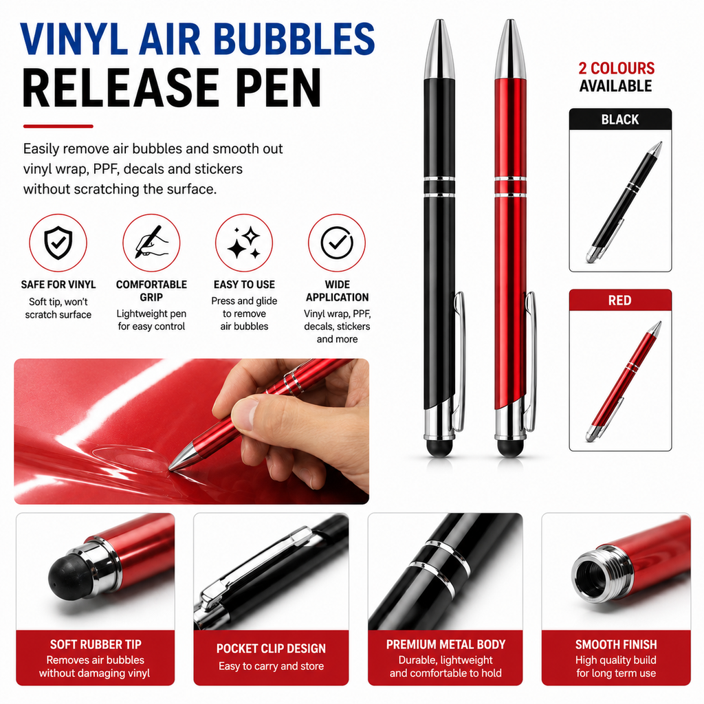 Vinyl Air Bubble Release Pen Tool