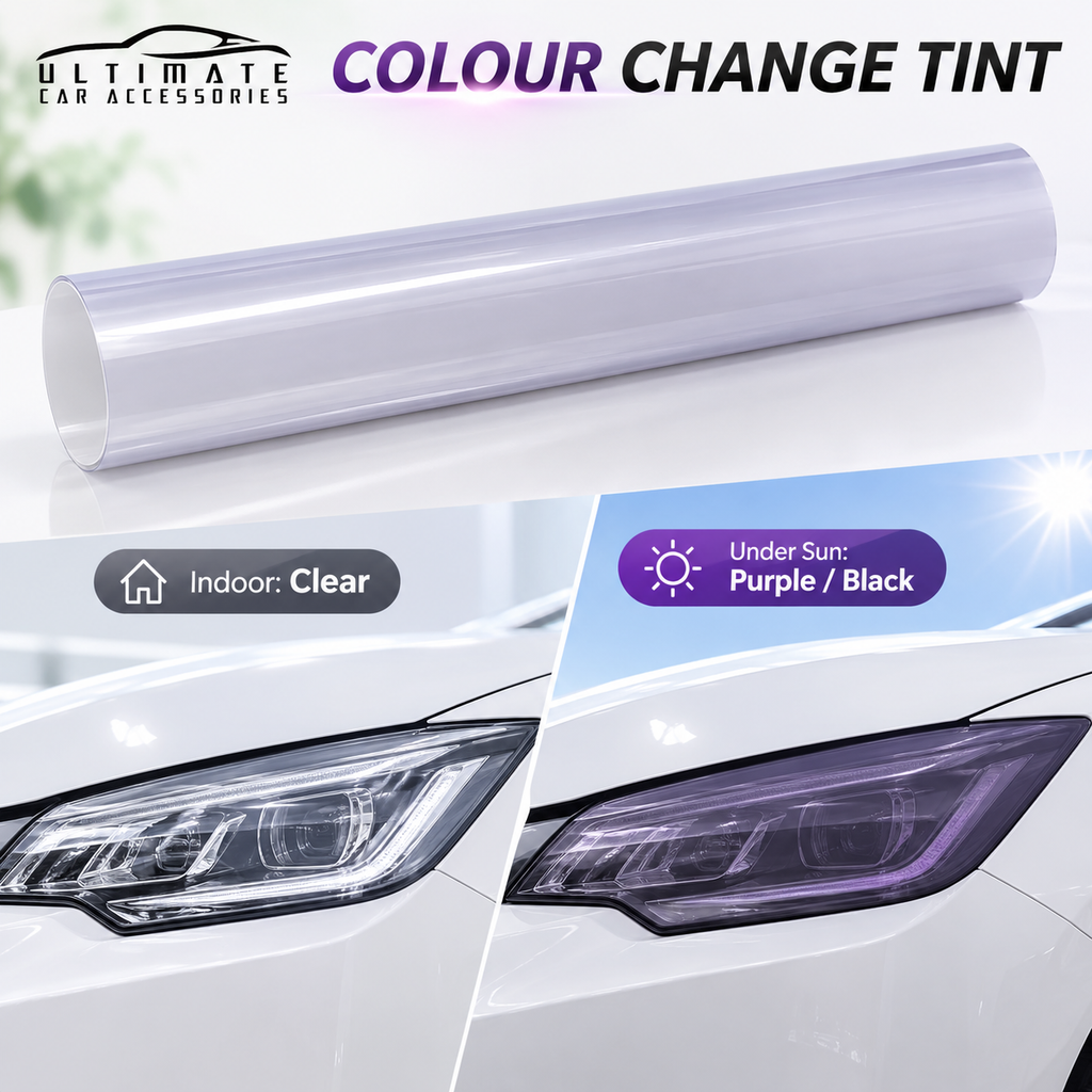 Premium TPU Headlight & Taillight Colour Change Tint 150 x 30cm