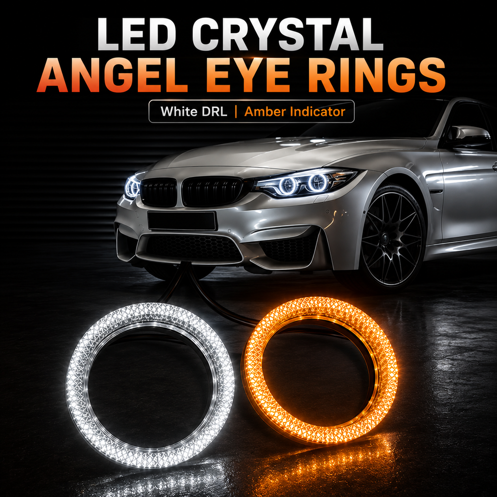 3-Inch 5D RGB Car Halo Ring Light App Control