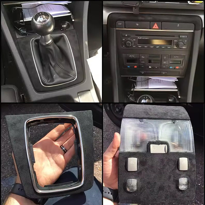 Premium Alcantara Style Car Interior Wrap 150cm x 60cm