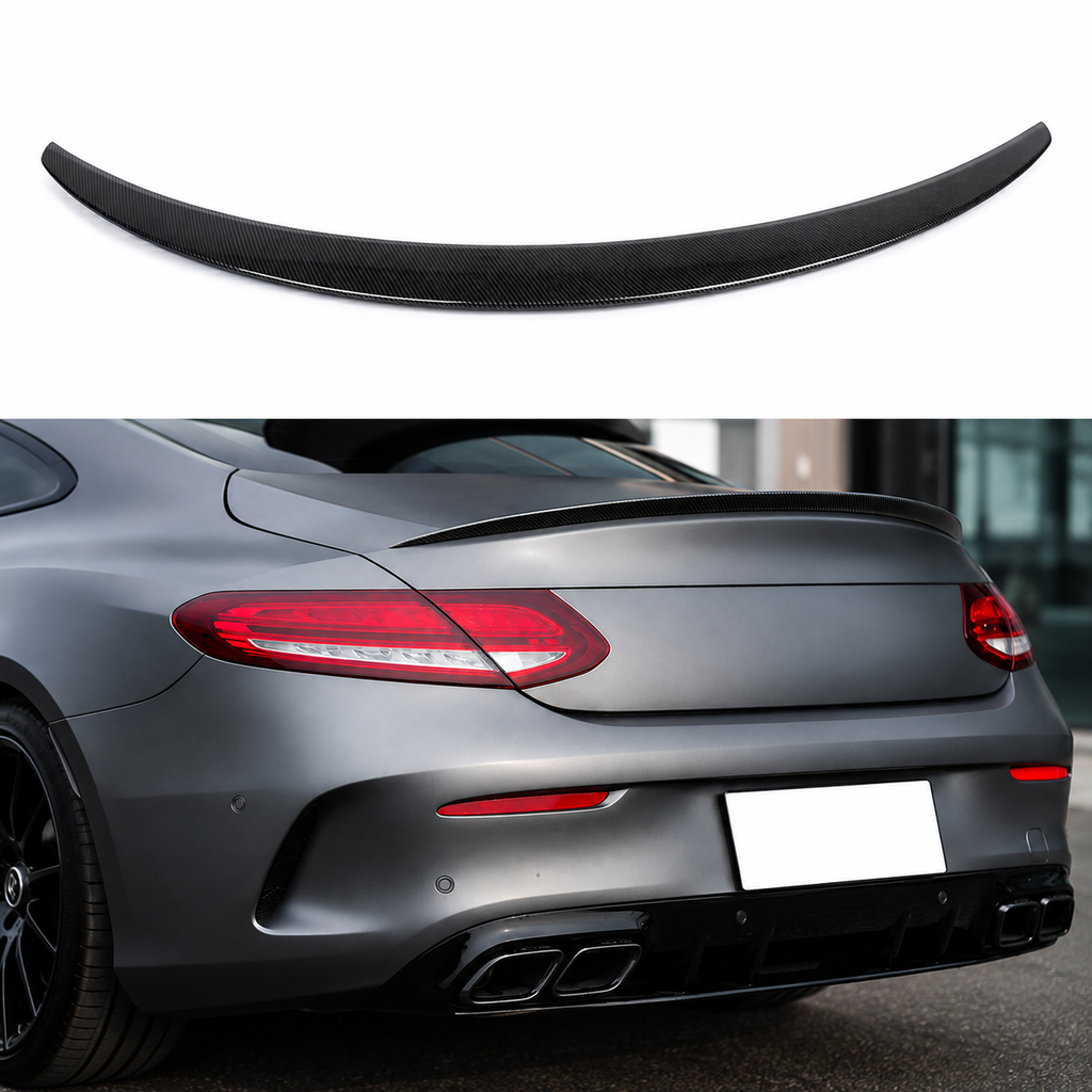 AMG style spoiler wing for mercedes W205 C205 coupe 2015 - 2021