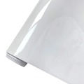 VM Parts Black & White Gloss Vinyl Wrap Roll – Air Release Bubble Free Film – 150cm x 60cm / 110cm x 300cm